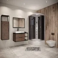 Душевая кабина Niagara NG-3503-14F 80x80x215 (тонированное стекло)