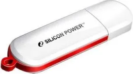 USB Flash Silicon-Power LuxMini 320 White 64GB (SP064GBUF2320V1W)