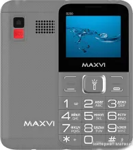 Кнопочный телефон Maxvi B200 (серый)