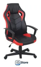 Игровое (геймерское) кресло Brabix Fighter GM-008 532506 (черный/красный)