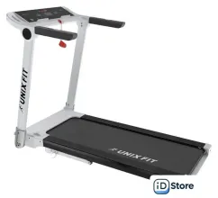 Электрическая беговая дорожка Unixfit Hi-tech F2 (arctic ice)