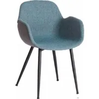 Стул TetChair Valentino (бирюзовый/серый/черный)