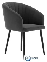 Стул с подлокотниками Табурет Верона (бренди 26/каркас черный)