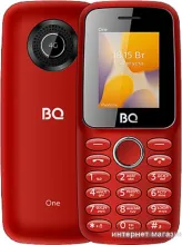 Кнопочный телефон BQ-Mobile BQ-1800L One (красный)