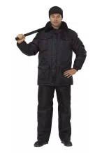Куртка Охранник, удлиненная, черная ОХРУ 4