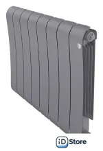 Биметаллический радиатор Royal Thermo Infinity 500 Silver Satin (8 секций)