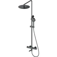 Душевая система Oliveeka 739902 (оружейная сталь)