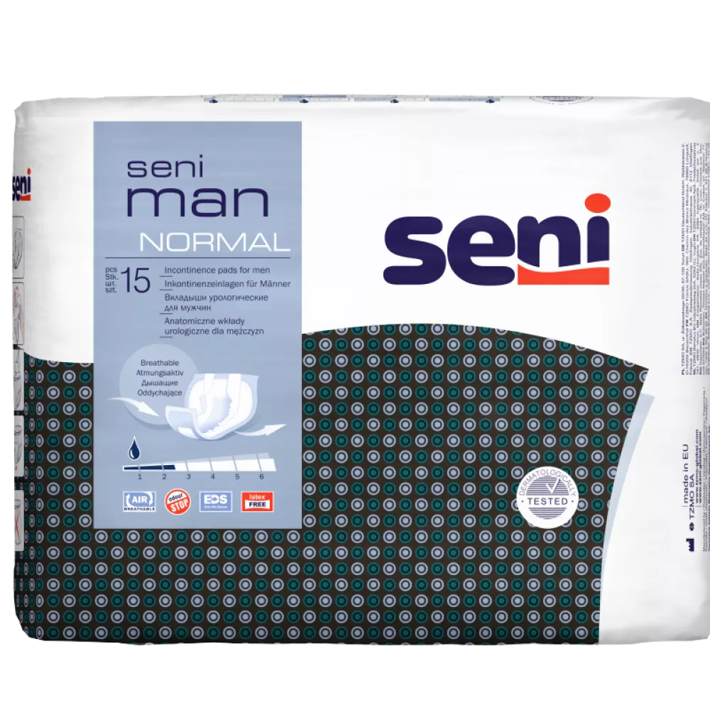Прокладки урологические мужские Seni Man normal 15