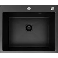Кухонная мойка Axus LS-6050B Nano Black