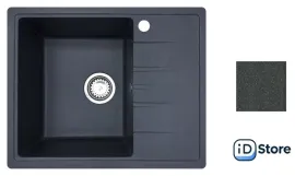 Кухонная мойка БелЭворс Mila L (антрацит, без сифона)