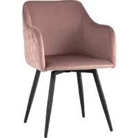 Стул Stool Group Ника MC66-5F KD HLR-44 (велюр пыльно-розовый)
