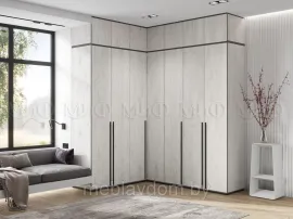 Шкафы Норд (Модульная композиция 1) - Дуб Крафт белый (МИФ)