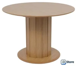 Кухонный стол Оримэкс Олаф 1100-1400x1100 (светлый дуб без тонировки/светлый дуб)