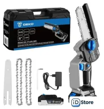 Аккумуляторная пила Deko DKCHS 20V 083-2014 (с 2-мя АКБ, кейс)