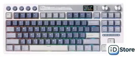 Клавиатура Royal Kludge M87 RGB Ocean Blue (RK Cream)