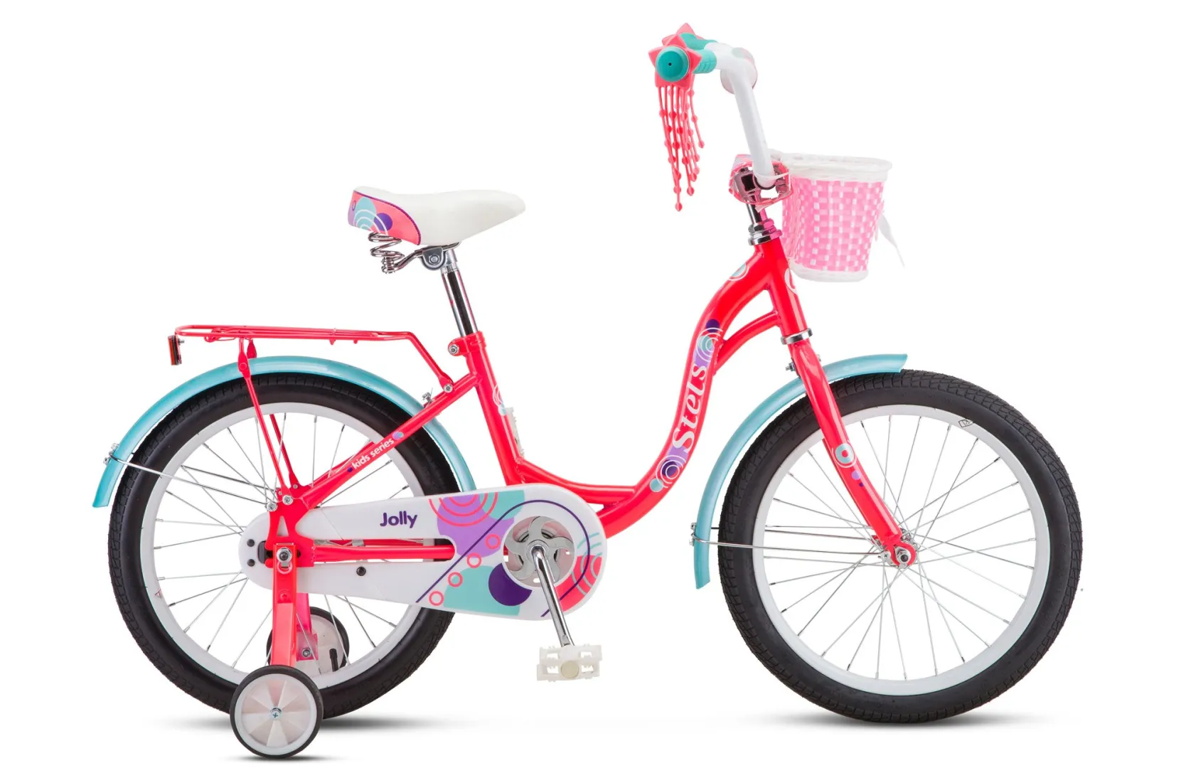 Велосипед Stels 18 Jolly V010 розовый/голубой