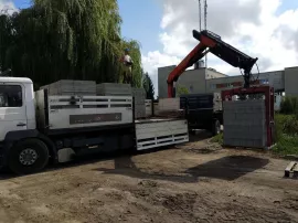 Блоки бетонные Демлер, возможна выгрузка без поддонов