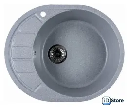 Кухонная мойка Marblan Ovata R (серебристый)