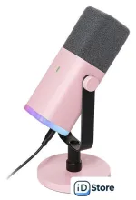 Проводной микрофон FIFINE AM8 (розовый)