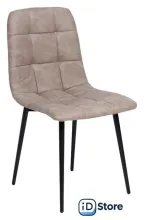 Стул Алвест AV 406-N (песочная замша Kiprus 03/черный)