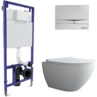 Унитаз подвесной Berges Wasserhaus Puma Rimless Toma Slim SO Novum525 F3 043269