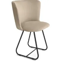 Стул Sheffilton SHT-ST36/S38 (ванильный крем/черный муар)