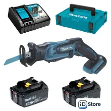 Сабельная пила Makita DJR185RFE (с 2-мя АКБ, кейс)