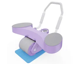 Тренажёр для пресса DFC AB Roller SND-P (фиолетовый, с ковриком)