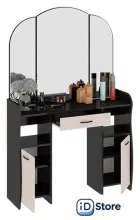 Туалетный столик с зеркалом Трия София Т2 (венге цаво/дуб белфорт)