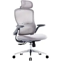 Офисное кресло SitUp Sity Grey Chrome (сетка Grey/Grey)
