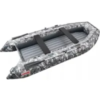 Надувная лодка Roger Boat Trofey 2900 (без киля, серый камуфляж/графит комби)