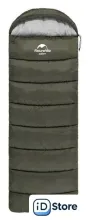 Спальный мешок Naturehike U150 NH20MSD07 6927595764398 (хаки 190 L)