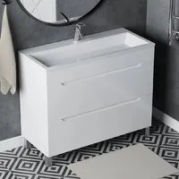 Мебель для ванных комнат Vela Тумба под умывальник Vela Верона 100Н под Absolute TU45077