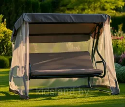 Качели садовые ПИК Лючия 211,5х154,3х160 (серый)