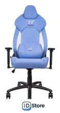 Игровое (геймерское) кресло Thermaltake V Comfort (синий/белый)