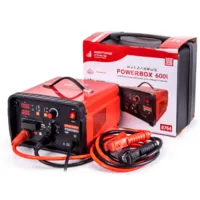 Инверторное пуско-зарядное устройство FoxWeld KVAZARRUS PowerBox 600i, таймер, пластиковый кейс / 8764
