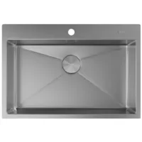 Мойка кухонная ZorG Zerox 75 / IF Steel