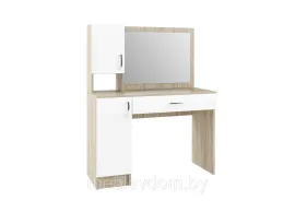 Стол туалетный ДСВ (МС Софи) СМС 1100.1 Сонома/Белый