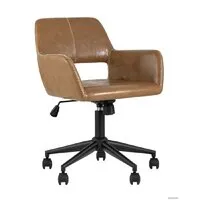 Офисное кресло Stool Group Филиус искусственная кожа (коричневый)