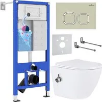 Унитаз подвесной Roxen StounFix Slim 966617