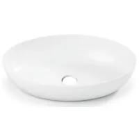 Умывальник Belux Турин 610 эллипс (18, белый матовый/Solid Surface)