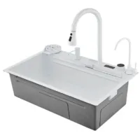 Кухонная мойка Savol S-SC002WS-SC002W-1