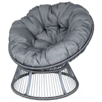 Кресло садовое Garden Story Папасан Элис CN2311-MT (серый)