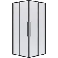 Душевой уголок Niagara NG-6822-34BLACK 80x80x195 (черный матовый/прозрачное стекло)