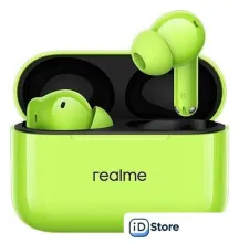 Наушники Realme Buds T200 (зеленый)