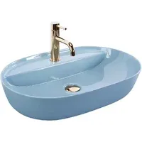 Умывальник Rea Aura 61 L.Blue Shiny U6618