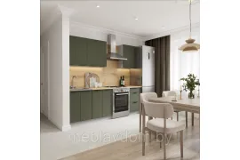 Кухня Корнелия Марика 1,7 без столешницы, Зелёный софт