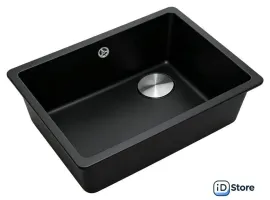 Кухонная мойка ZorG Fast 56 Premium black metallic