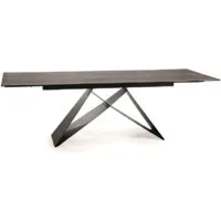 Кухонный стол Signal Westin ceramic WESTINBRC160 (эффект дерева/черный матовый)