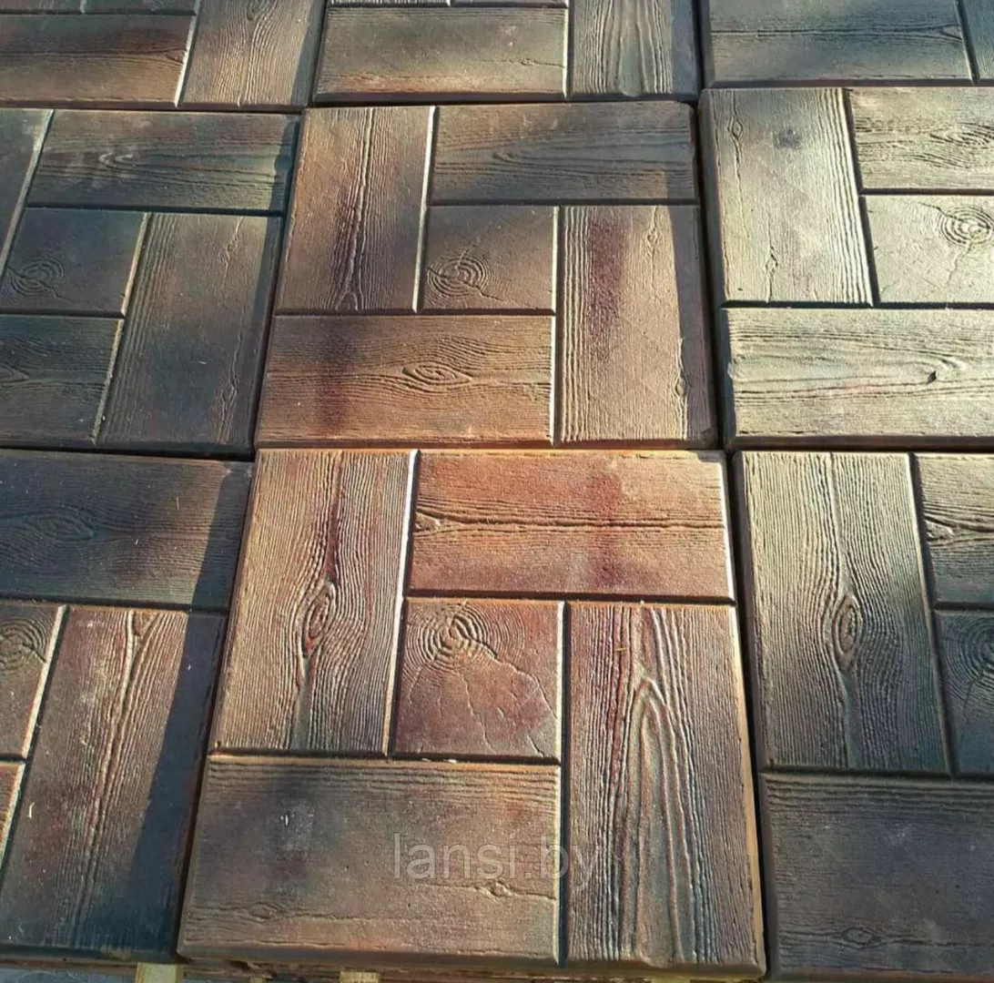 Тротуарная плитка "Калифорния доска" ( старенный бетон )